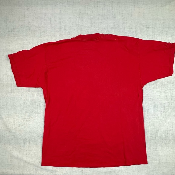 Boca By Gildan Red Short Sleeve T-Shirt One Size Made In Canada - Picture 6 of 9